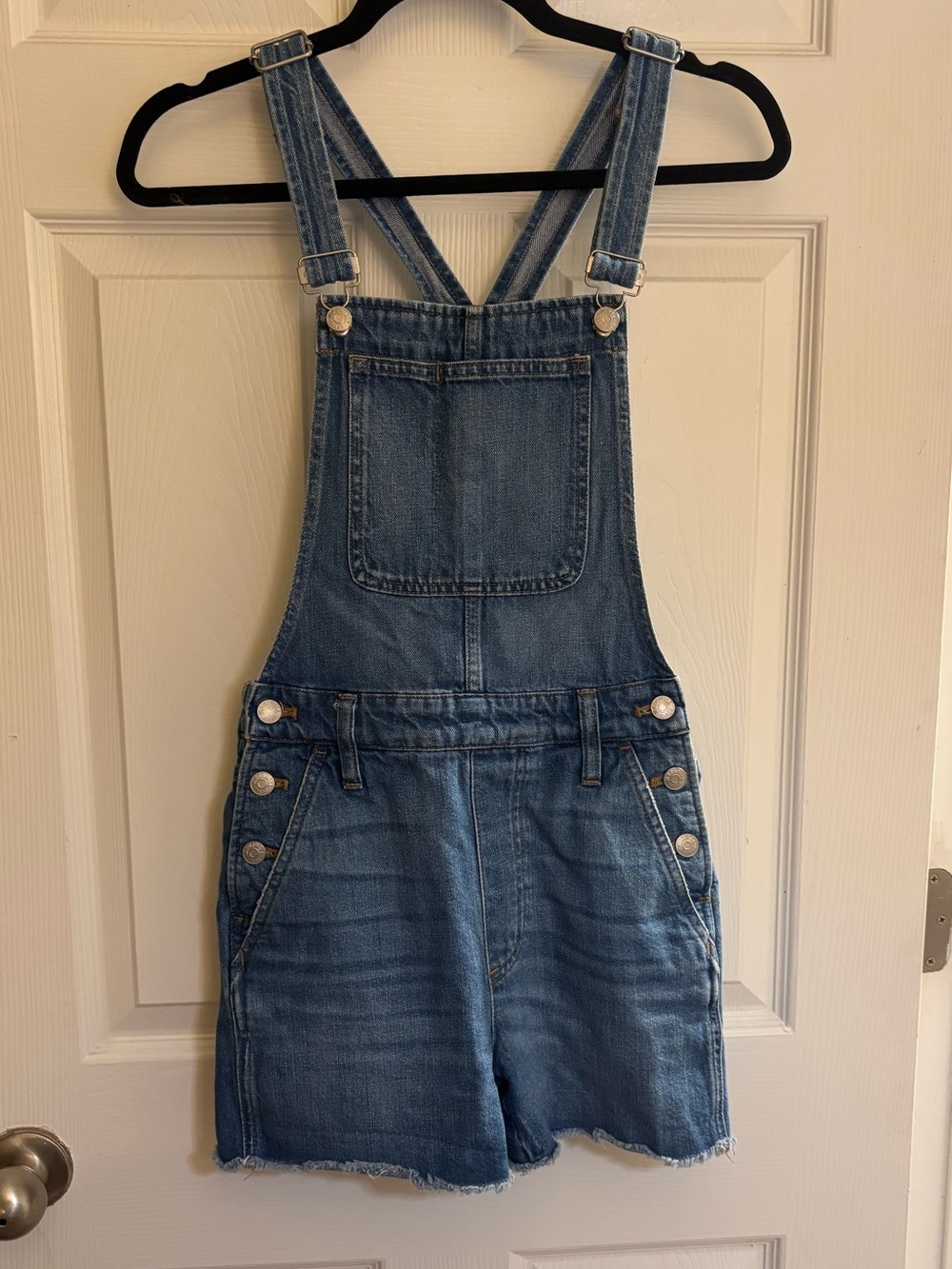 Madewell overall shorts
